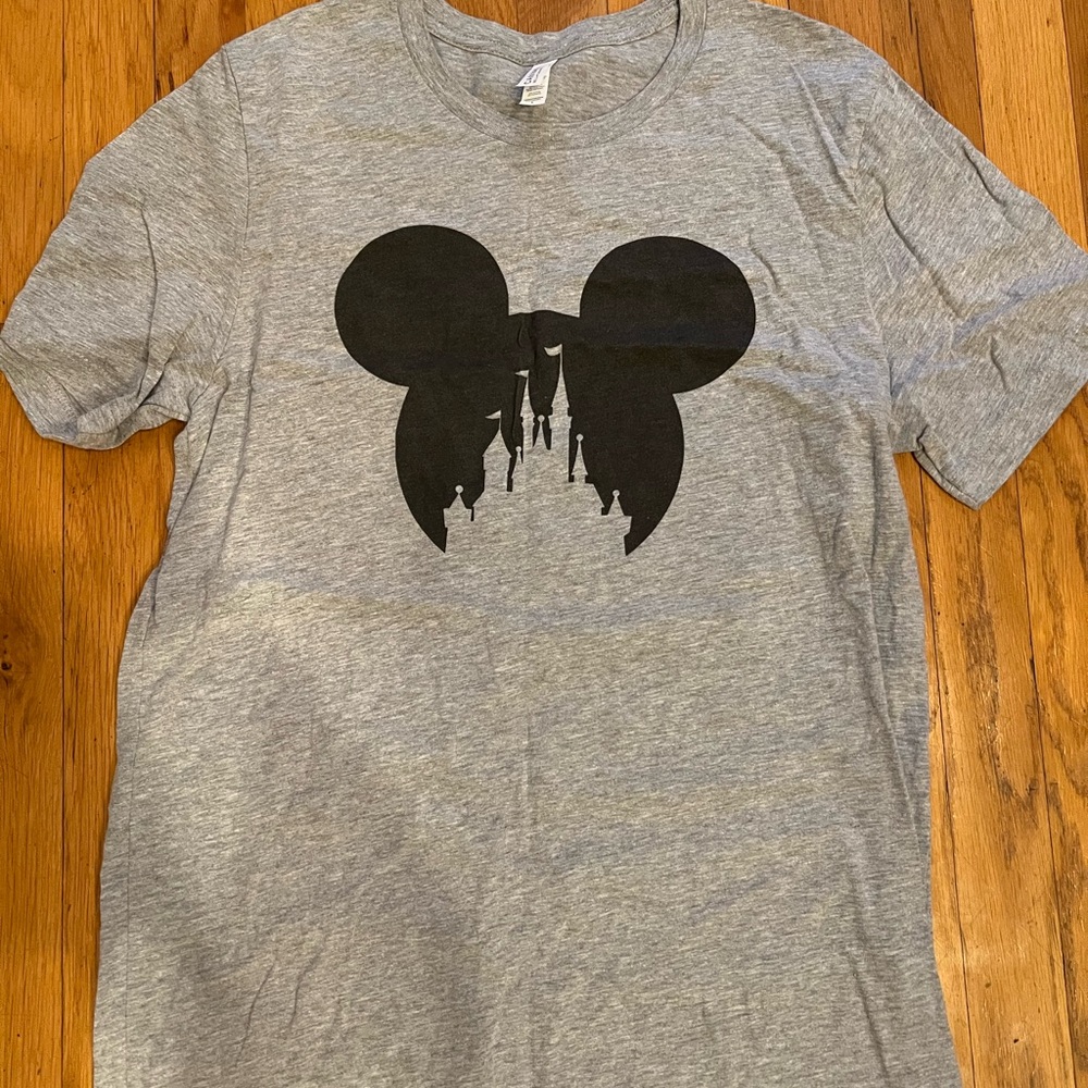 Bella Canvas Gray T-Shirt with Black Graphic